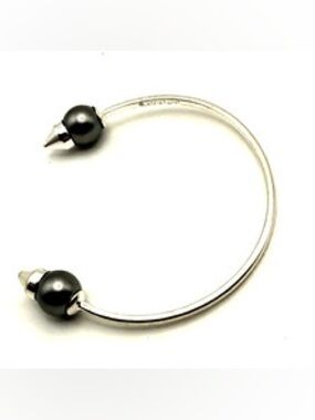 Stella and Dot Silver Spike Pearl Cuff